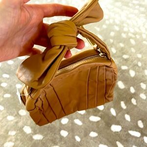 BRAND NEW W/ tags, Anthropologie brown faux leather mini purse